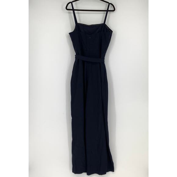 NEW! Dessy Collection Size 16 Spaghetti Strap Jumpsuit Midnight $263 msrp J1-15 - Picture 4 of 9